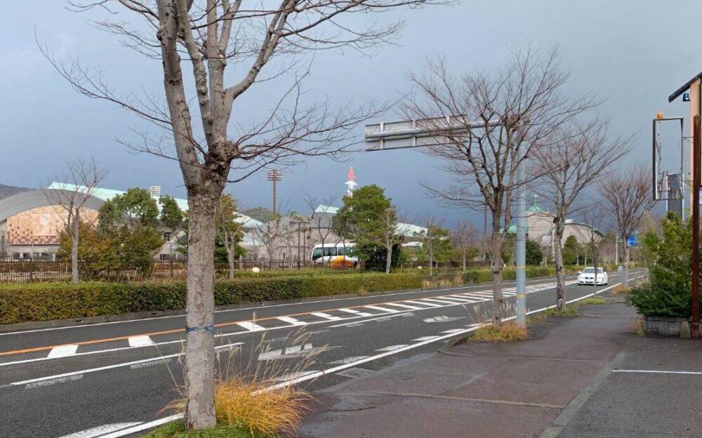 吉井整骨院より東側を見た写真